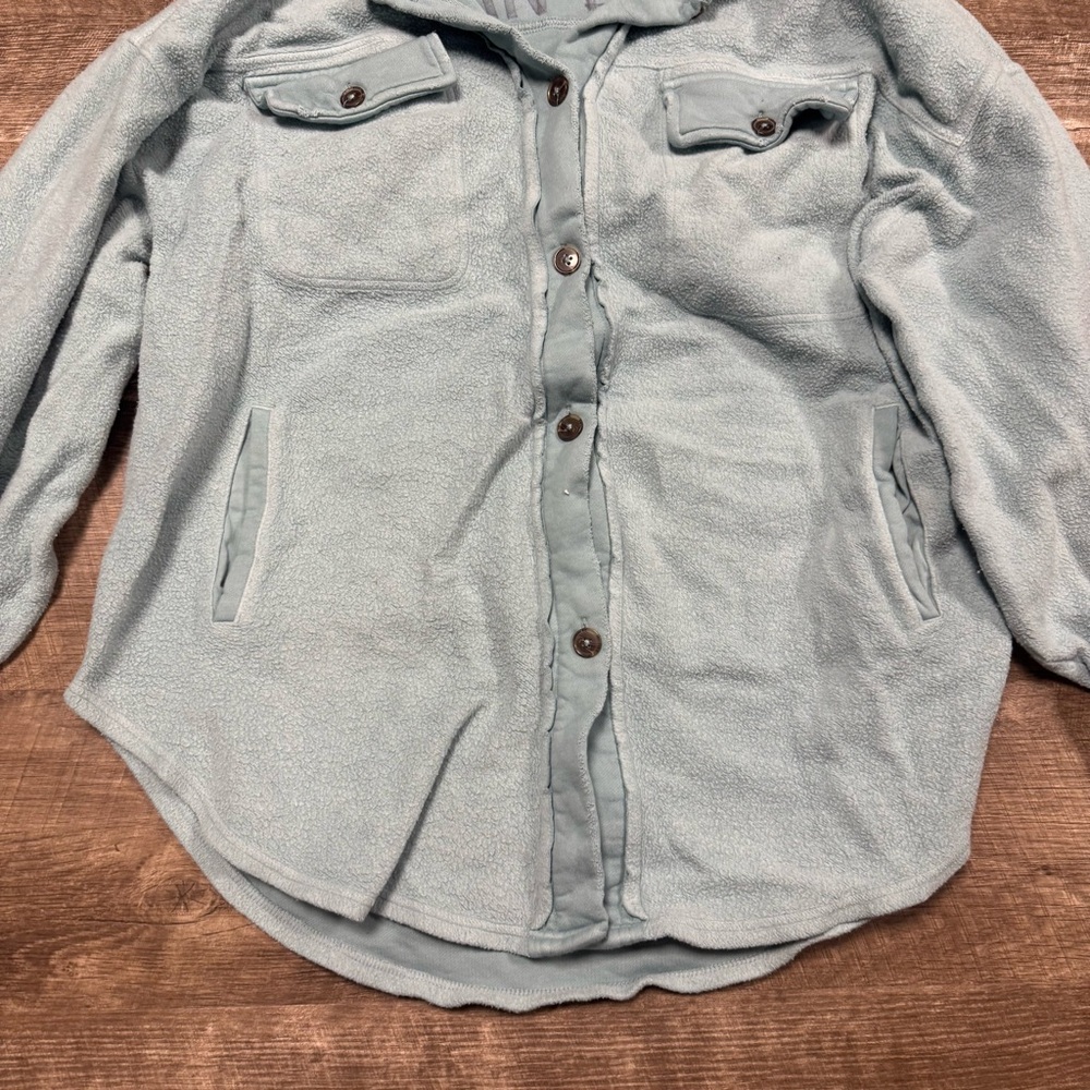 Free People Ruby Shacket Jacket Size Large - image 3